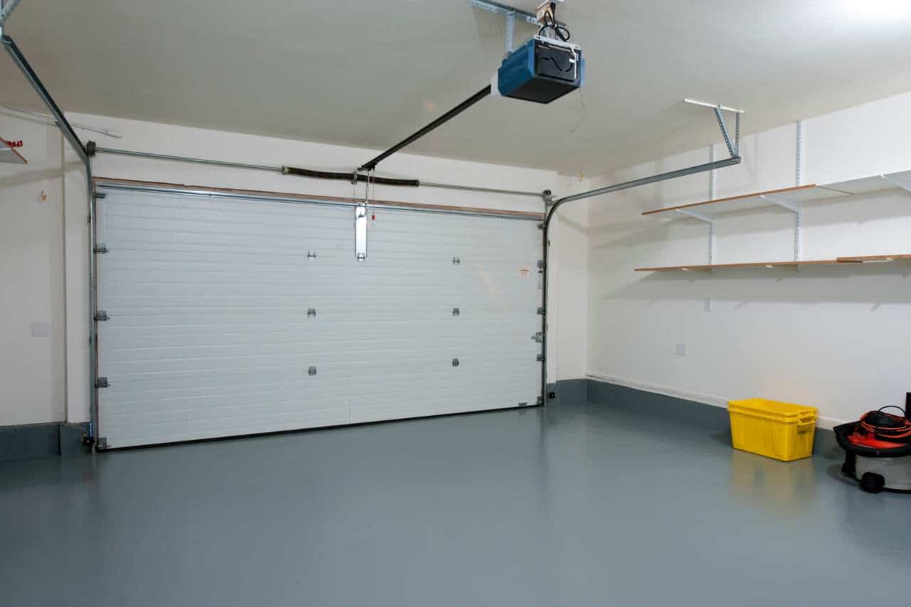 Clean & Balanced Interior Garage Door Setup