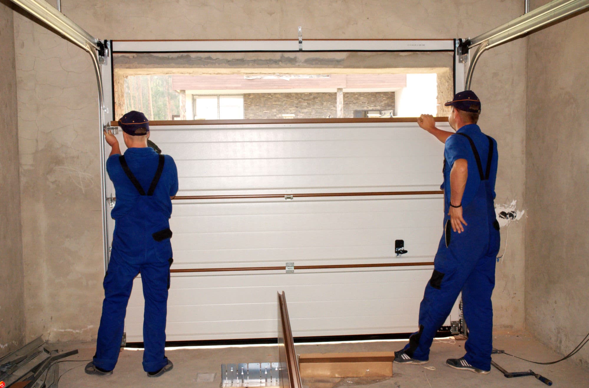 Project Panel Mounting for Sectional Door Installation image